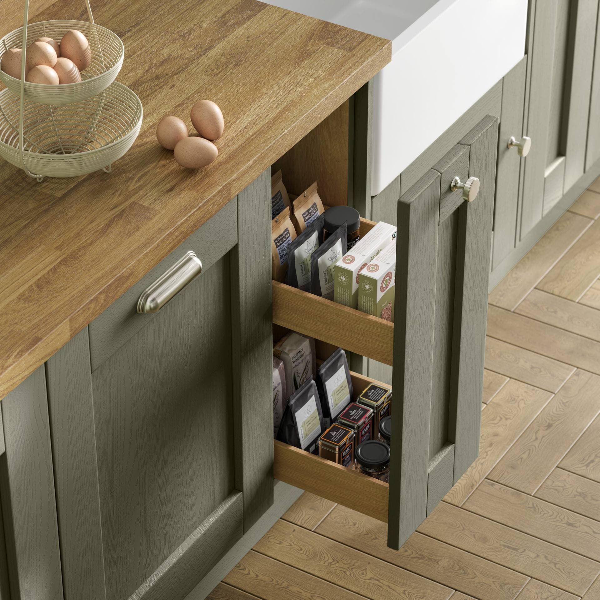 Whitby drawer and storage interior