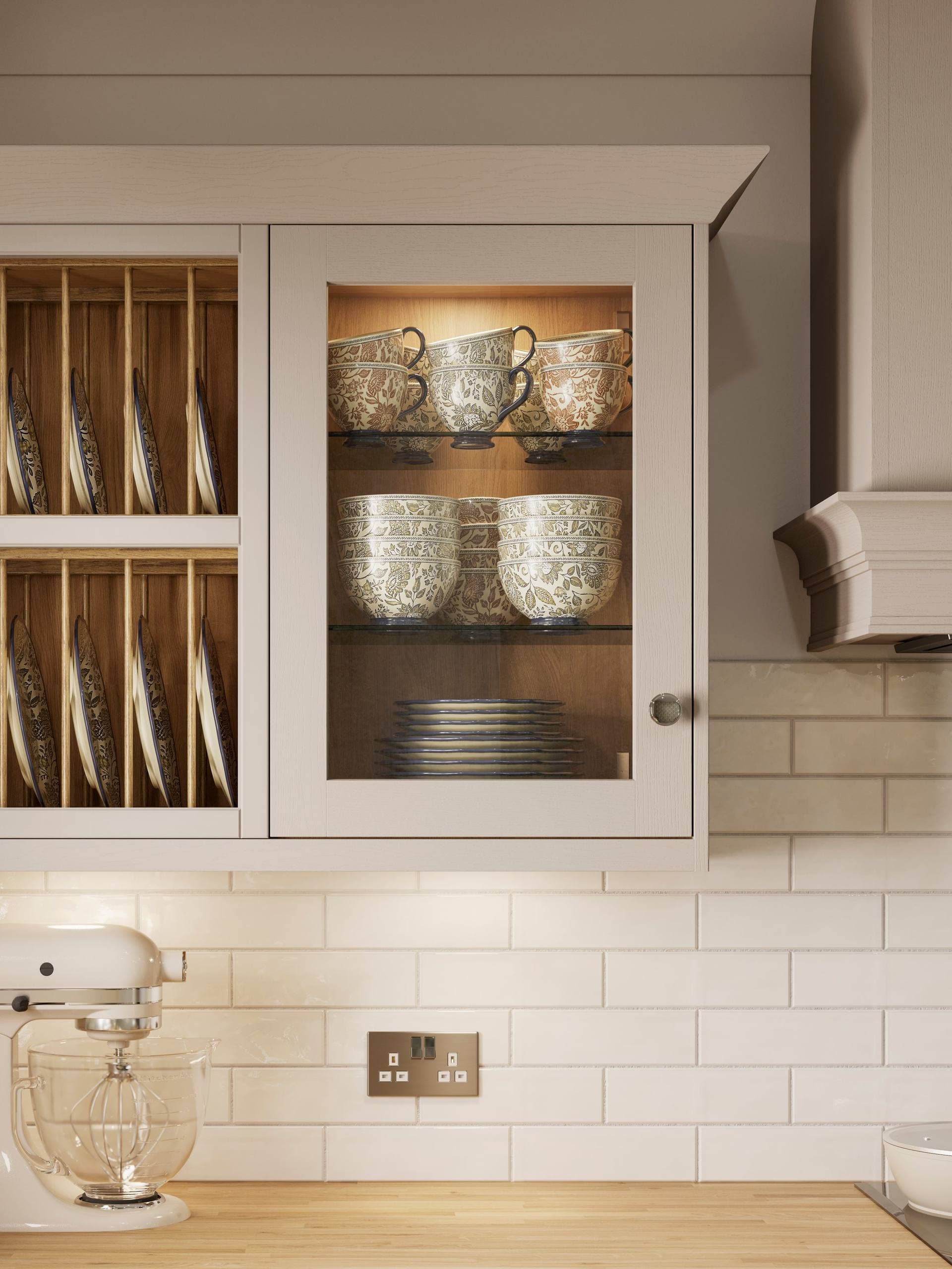 Wykeham kitchen, sink run and window detail